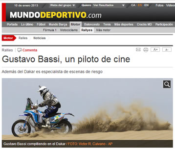 Gustavo Bassi, un piloto de cine - Mundo Deportivo
